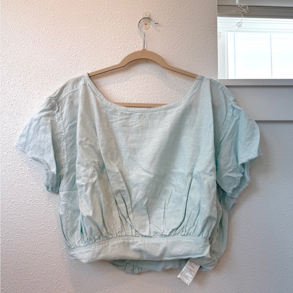 Free People light Blue Women's Crop Top